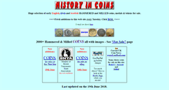 Desktop Screenshot of historyincoins.com